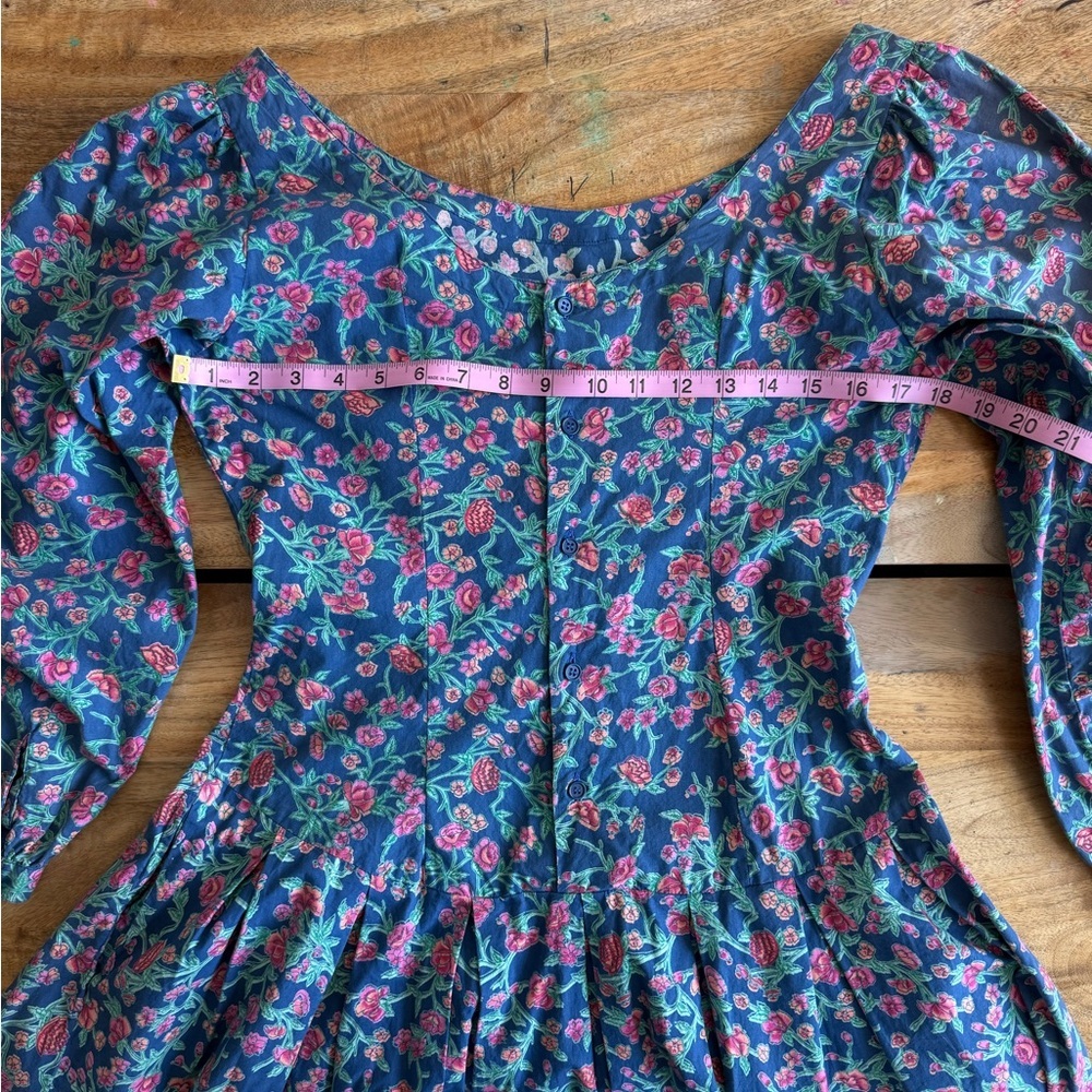 Komil Floral Cotton Dress Blue S
Vintage Feel - Picture 10 of 14